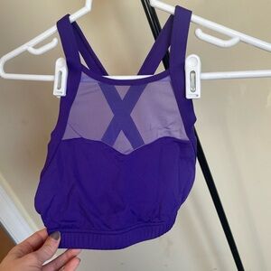 PURPLE SPORTS BRA